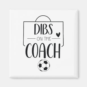 Lustige Dibs auf den Fußballtrainer Ll Ehefrau Fra Magnet
