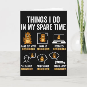 Lustige Dinge, die ich in meiner Freizeit mache Hu Karte