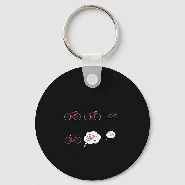 Lustige Dinge Freizeit Fahrrad Schlüsselanhänger (Vorderseite)