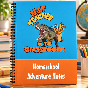 Lustige Dinosaurier Notizen für Homeschool-Abenteu Notizbuch