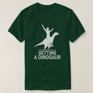 Lustige Dinosaurier-Reiter Geschichte Wiederholt H T-Shirt