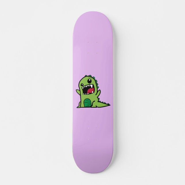 Lustige Dinosaurier-Skateboards Skateboard (Vorne)