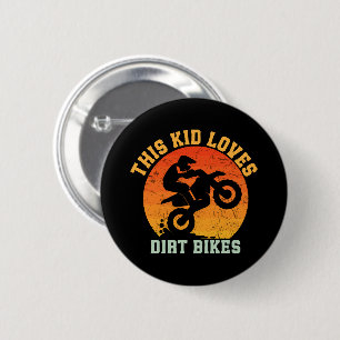 Lustige Dirt Bikes für Kinder Button