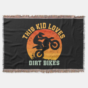 Lustige Dirt Bikes für Kinder Decke