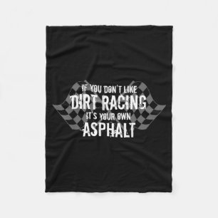 Lustige Dirt Track Racing Zitate Wenn Sie D nicht Fleecedecke