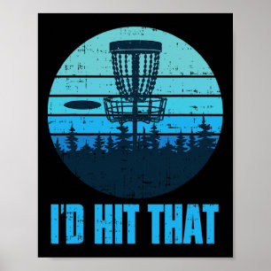 Lustige Disc-Golf-Geschenke - Frisbee Golf Disc Go Poster