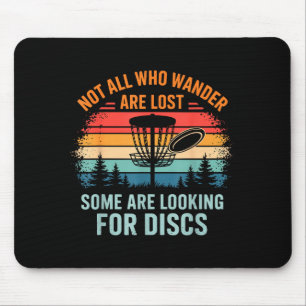 Lustige Disc-Golf-Kunst für Männer Frauen Disc-Gol Mousepad