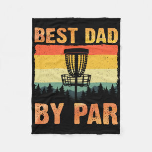 Lustige Disc-Golf-Kunst für Männer Papa Disc-Golf- Fleecedecke