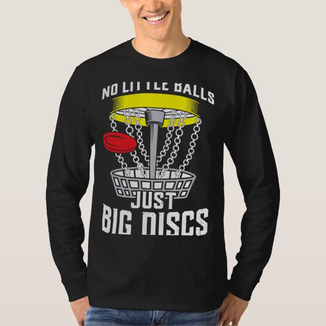 Lustige Disc-Golf-Outfit T-Shirt (Vorderseite)