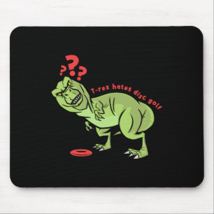 Lustige Disc Golf T Rex Kinder Mousepad