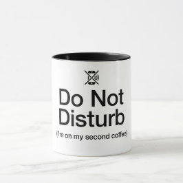 Lustige Do Not Disturb Kaffeetasse-WFH Sarkastisch Tasse