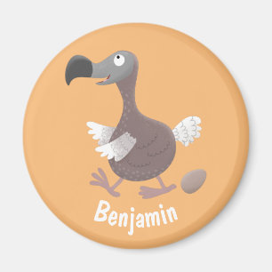 Lustige Dodo-Vogel-Cartoon-Illustration Magnet