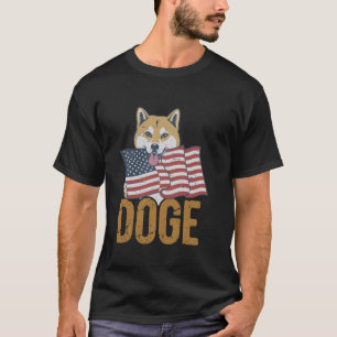 Lustige Doge Abteilung Für Regierungseffizienz Pat T-Shirt