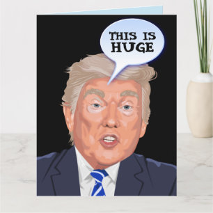 Lustige Donald-Trump-Geburtstagskarte  Dankeskarte