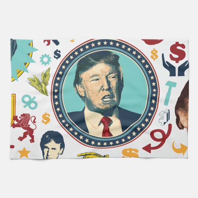 lustige Donald Trump Handtuch (Horizontal)