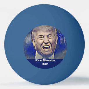 Lustige Donald- Trumpalternativregel Tischtennisball