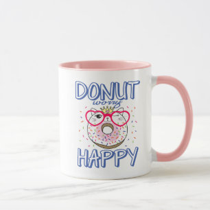Lustige Donut Liebhaber Kitty Katze Liebhaber Atti Tasse