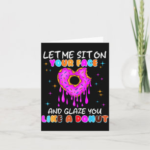 Lustige Donut-Unangemessene Shirts für Frauen Erwa Karte