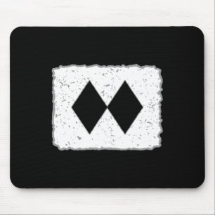 Lustige Double Black Diamonds Ski Snowboard Skifah Mousepad