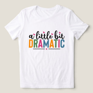 lustige dramatische Wortkunst Tri-Blend Shirt