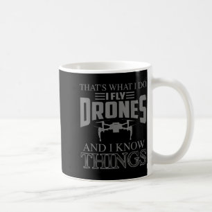 Lustige Drohnen-Kunst für Männer Frauen Jungen Dro Kaffeetasse