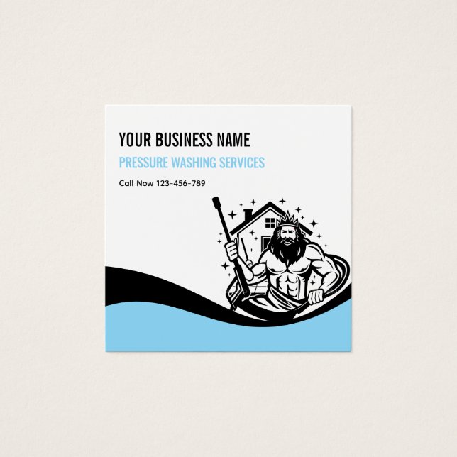 Lustige Druckwäsche Reinigungsdienst (Vorderseite)