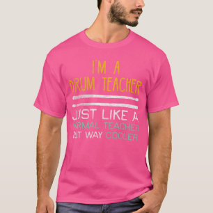 Lustige Drumeacher-Trommler Musik Percussion Männe T-Shirt