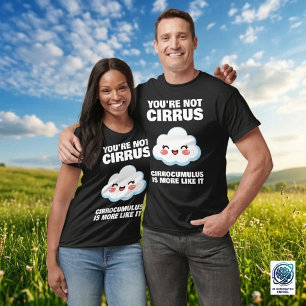 Lustige 'Du bist keine Cirrus-Wolke'-Witze T-Shirt