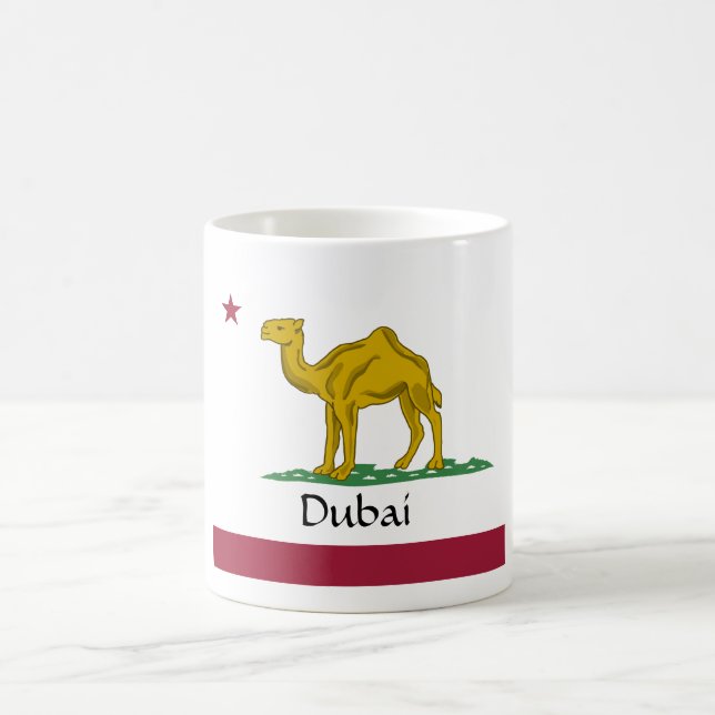 Lustige Dubai-Flagge Tasse (Mittel)