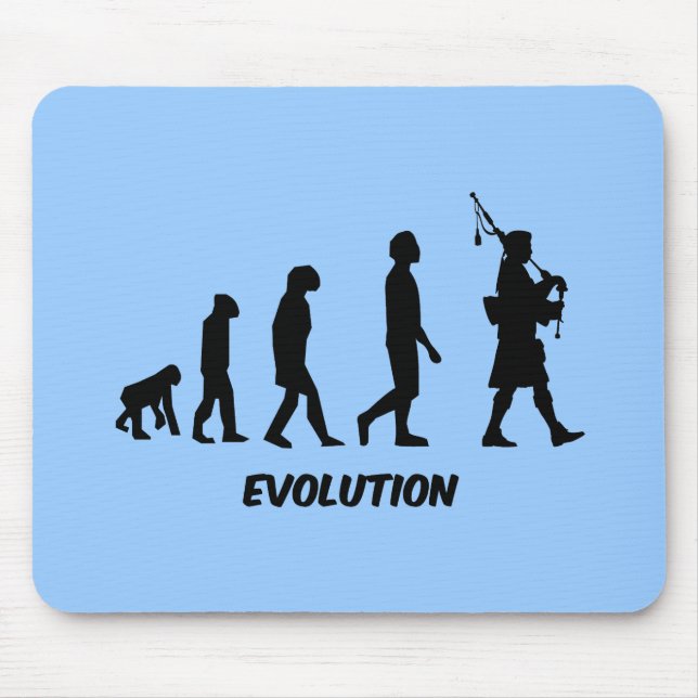 Lustige Dudelsäcke Mousepad (Vorne)