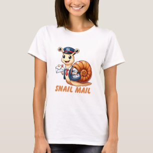 lustige E-Mail-T - Shirt   Snail Lover