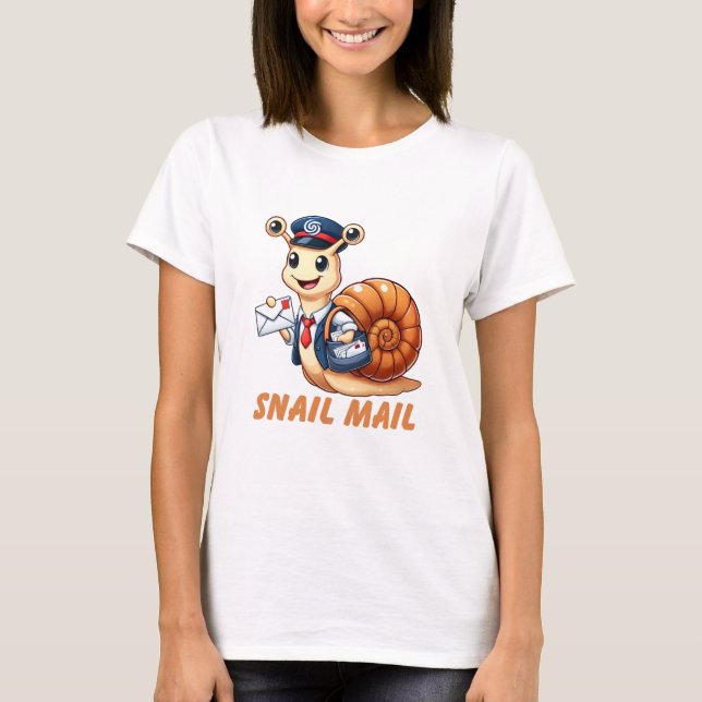 lustige E-Mail-T - Shirt | Snail Lover (Vorderseite)