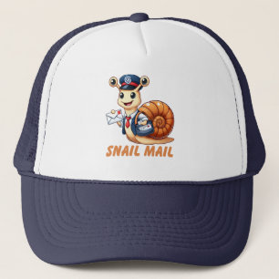 lustige E-Mail-T - Shirt Snail Lover Truckerkappe