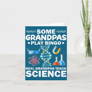 Lustige echte Omas unterrichten Science Nerdy Karte