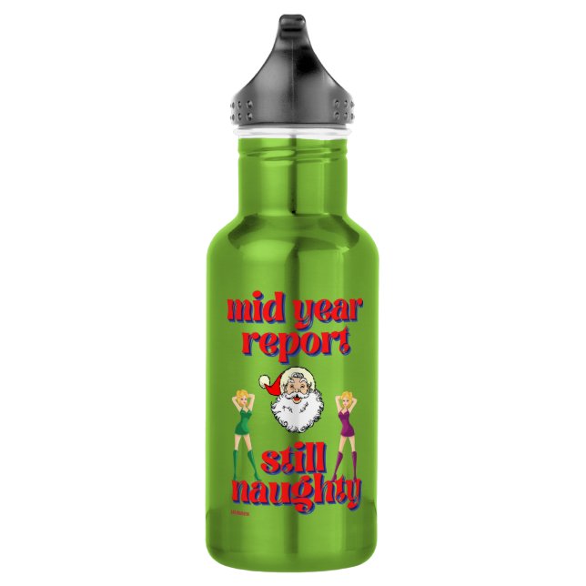 lustige Edelstahlflasche "STILL NAUGHTY" (Rechts)