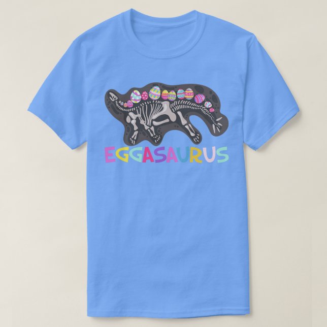 lustige Egousserstegosaurus-Ei-Dinosaurier glückli T-Shirt (Design vorne)