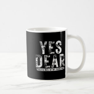 Lustige Ehemann-Zitate Vintage-Ehehumor Kaffeetasse