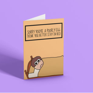 Lustige Eier Gute Besserung Karte