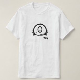 Lustige einäugige Cartoon-„Meh“ T-Shirt