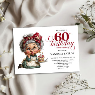 Lustige Einladung zum 60. Geburtstag Verrückte alt