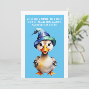 lustige Einladung zum Geburtstag, das Veranstaltun