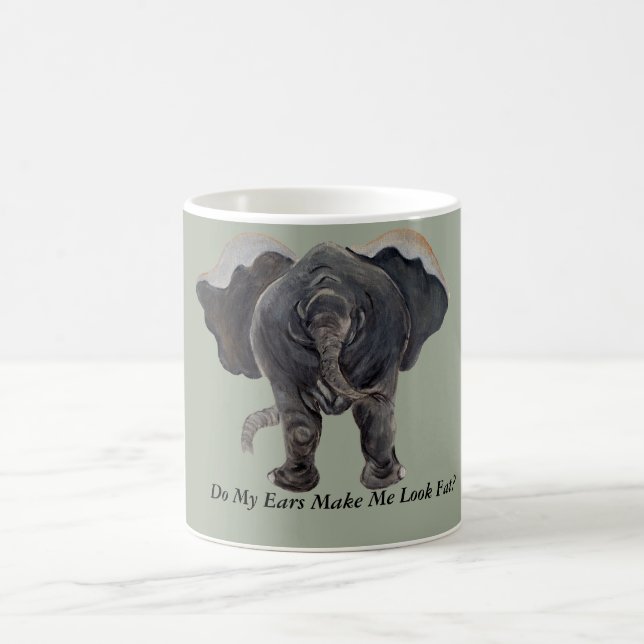 Lustige Elefant-Kaffeetasse Kaffeetasse (Mittel)
