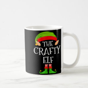 Lustige Elf Familie Weihnachten Bastel-Elf-Pullove Kaffeetasse