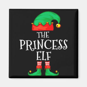 Lustige Elf Familie Weihnachten Prinzessin Elf Pul Magnet