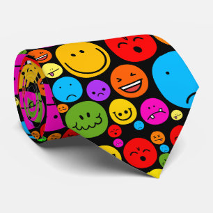 Lustige Emoji-Stimmungen Krawatte