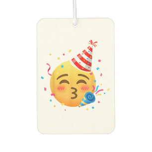 Lustige Emoticon-Party Autolufterfrischer