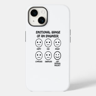 Lustige emotionale Bandbreite von Ingenieur-Fan-Ge iPhone 14 Hülle