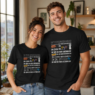 Lustige englische Aussprache am Anfang T-Shirt