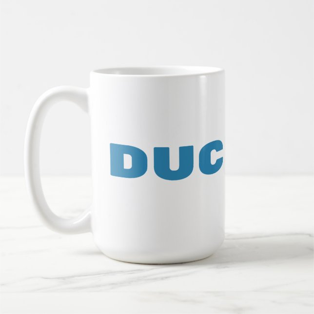 Lustige Ente Hau Ab Kaffeetasse (Links)