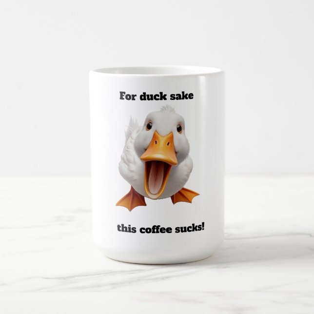 Lustige Ente Kaffeetasse (Mittel)